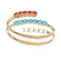 Petite Modern Wrap Nirjhari Ring