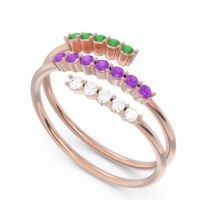 Petite Modern Wrap Nirjhari Ring