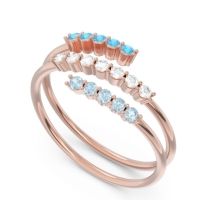 Petite Modern Wrap Nirjhari Ring