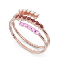Petite Modern Wrap Nirjhari Ring