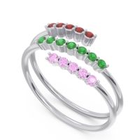 Petite Modern Wrap Nirjhari Ring