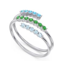 Petite Modern Wrap Nirjhari Ring