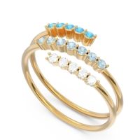 Petite Modern Wrap Nirjhari Ring