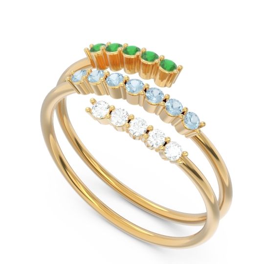 Petite Modern Wrap Nirjhari Ring