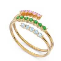 Petite Modern Wrap Nirjhari Ring