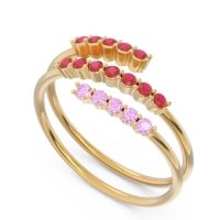 Petite Modern Wrap Nirjhari Ring