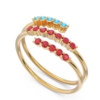 Petite Modern Wrap Nirjhari Ring