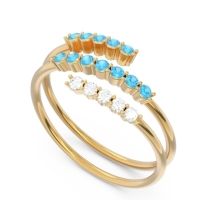 Petite Modern Wrap Nirjhari Ring