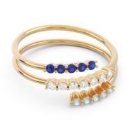 Petite Modern Wrap Nirjhari Ring