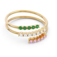 Petite Modern Wrap Nirjhari Ring