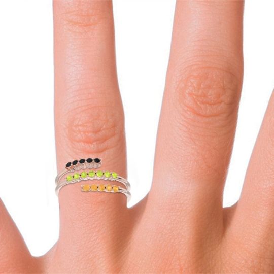 Petite Modern Wrap Nirjhari Ring