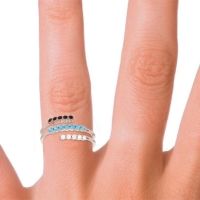 Petite Modern Wrap Nirjhari Ring