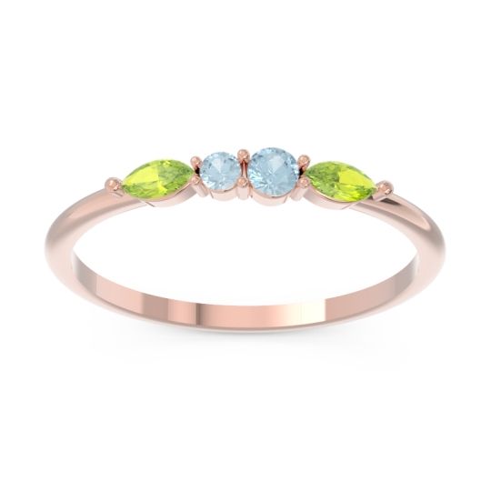 Petite Modern Marquise Pave Mukta Ring