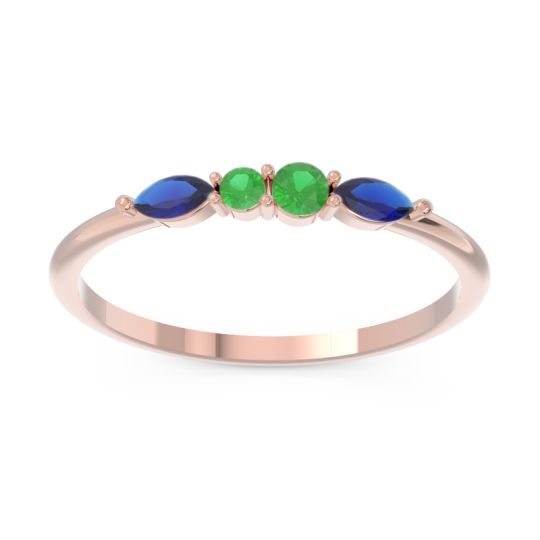 Petite Modern Marquise Pave Mukta Ring