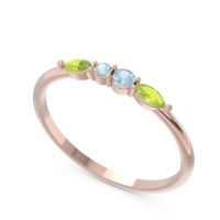 Petite Modern Marquise Pave Mukta Ring