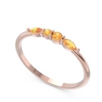 Petite Modern Marquise Pave Mukta Ring