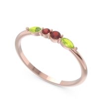 Petite Modern Marquise Pave Mukta Ring
