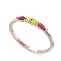 Petite Modern Marquise Pave Mukta Ring