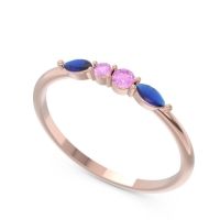 Petite Modern Marquise Pave Mukta Ring