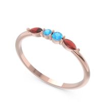 Petite Modern Marquise Pave Mukta Ring