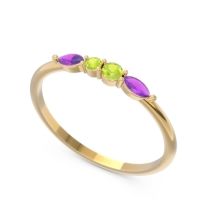 Petite Modern Marquise Pave Mukta Ring