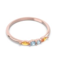 Petite Modern Marquise Pave Mukta Ring