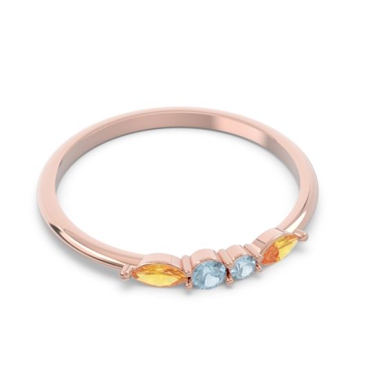 Petite Modern Marquise Pave Mukta Ring