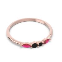 Petite Modern Marquise Pave Mukta Ring