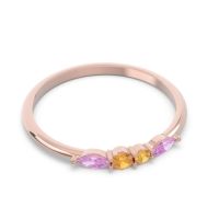 Petite Modern Marquise Pave Mukta Ring