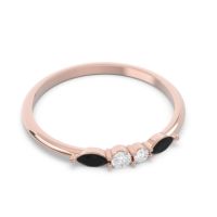 Petite Modern Marquise Pave Mukta Ring