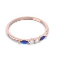 Petite Modern Marquise Pave Mukta Ring