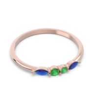 Petite Modern Marquise Pave Mukta Ring
