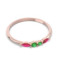 Petite Modern Marquise Pave Mukta Ring