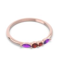 Petite Modern Marquise Pave Mukta Ring