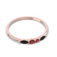 Petite Modern Marquise Pave Mukta Ring