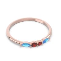 Petite Modern Marquise Pave Mukta Ring