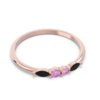 Petite Modern Marquise Pave Mukta Ring