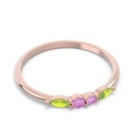 Petite Modern Marquise Pave Mukta Ring
