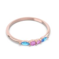 Petite Modern Marquise Pave Mukta Ring