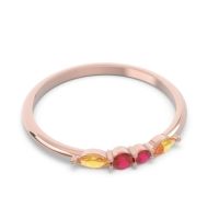 Petite Modern Marquise Pave Mukta Ring
