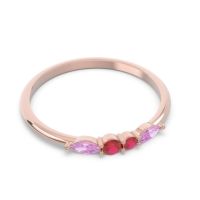 Petite Modern Marquise Pave Mukta Ring
