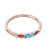 Petite Modern Marquise Pave Mukta Ring