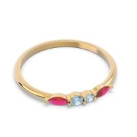 Petite Modern Marquise Pave Mukta Ring