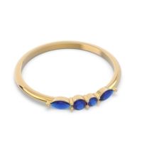 Petite Modern Marquise Pave Mukta Ring