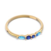 Petite Modern Marquise Pave Mukta Ring