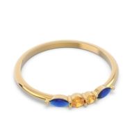 Petite Modern Marquise Pave Mukta Ring