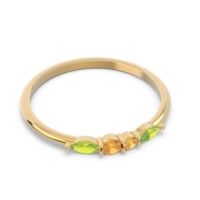 Petite Modern Marquise Pave Mukta Ring
