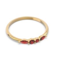 Petite Modern Marquise Pave Mukta Ring