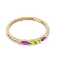 Petite Modern Marquise Pave Mukta Ring