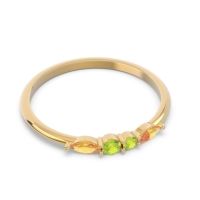 Petite Modern Marquise Pave Mukta Ring